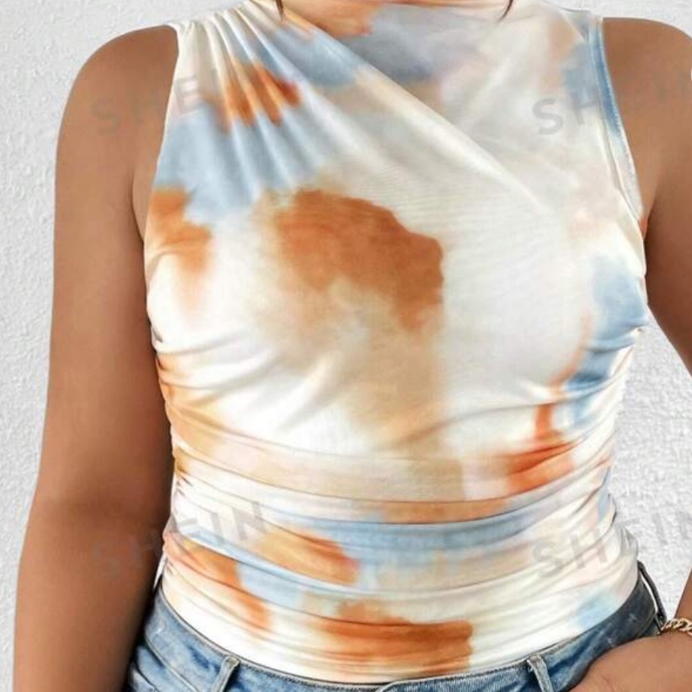 Tie-dyed top